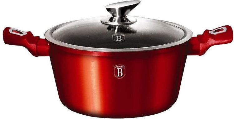 Berlinger Haus Bratpfanne Burgund 2,2 Liter 20 cm Aluminium rot