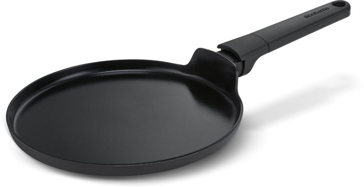 Brabantia Vanta Pfannkuchenpfanne – ø 24 cm – Crêpespfanne – Keramik-Antihaftbeschichtung, titanverstärkt – induktionsgeeignet – 100 % PFAS-frei – Schwarz