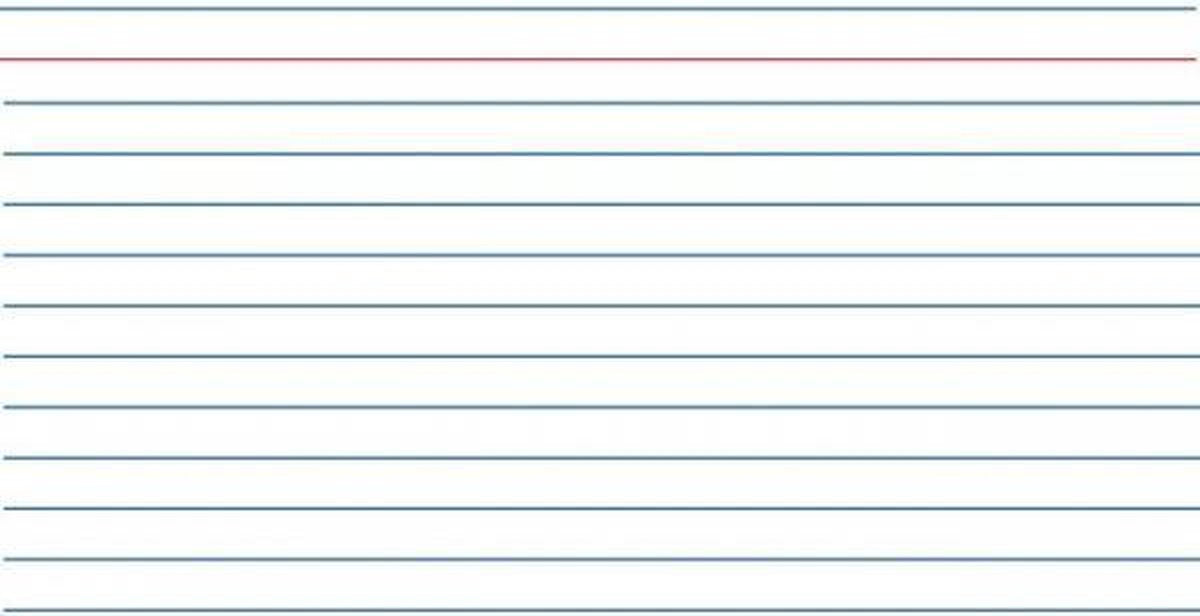 Kangaro-Systemkarte – 150 x 200 mm – Linie – 100 Stück – k-6106
