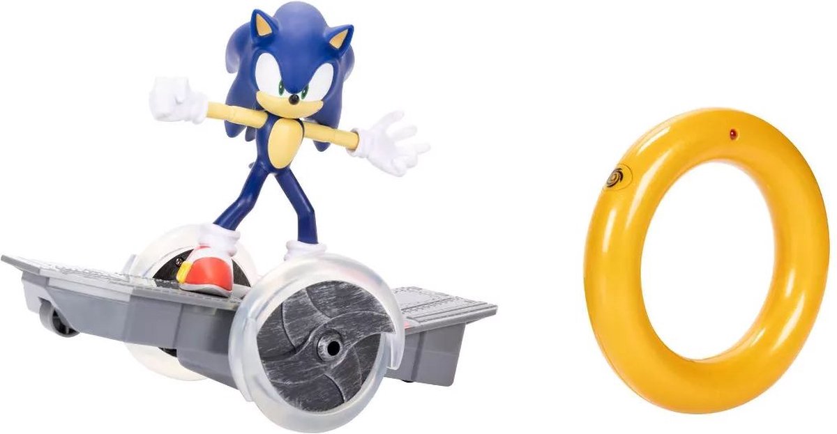 Jakks Sonic the Hedgehog – ferngesteuertes Skateboard mit Spielzeugfigur