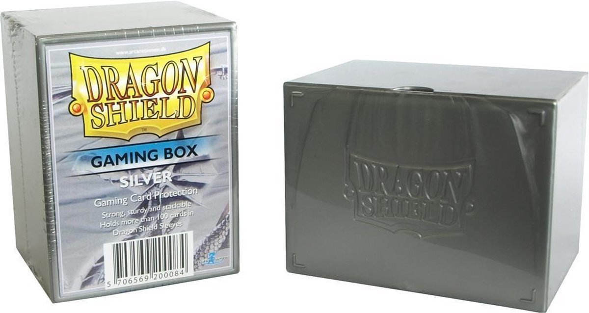 Dragonshield-Tresorbox silber (Deckbox)