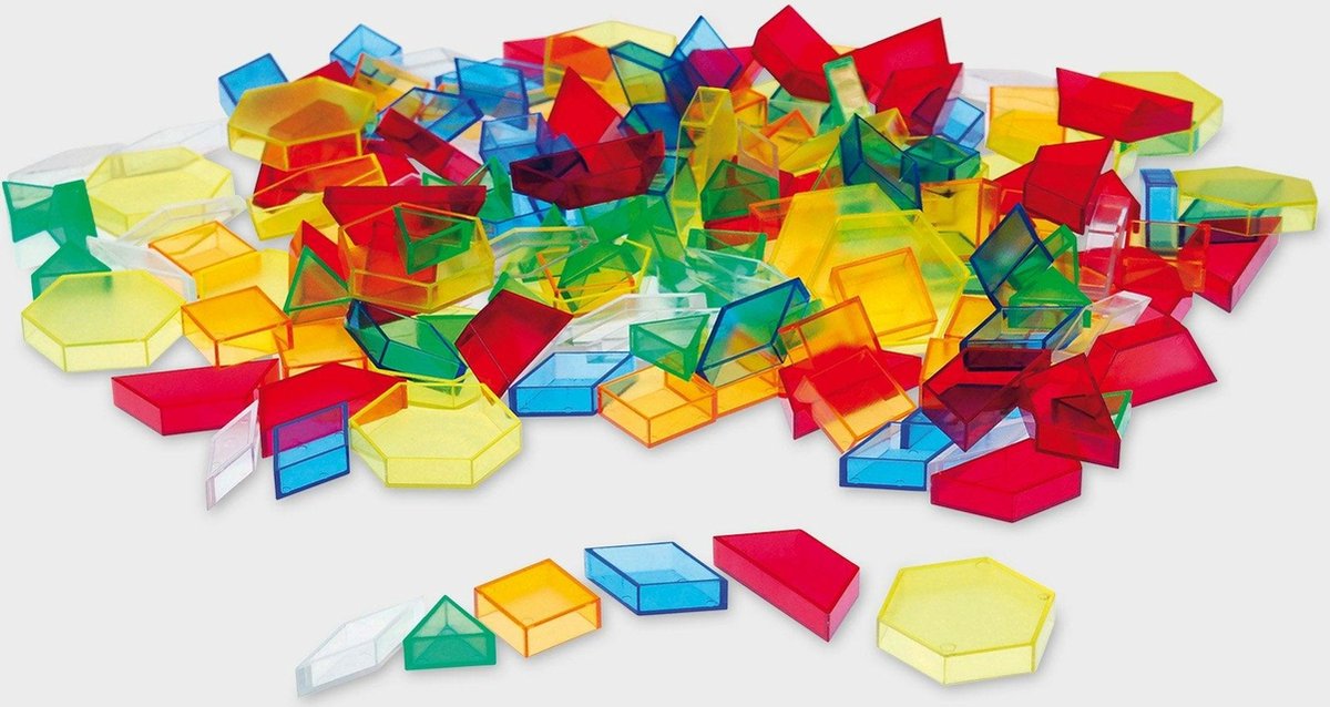Tickit hohle geometrische Blöcke – transparent