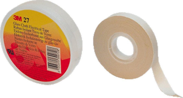 3m mmm Selbstklebeband Scotch 27, Glasfasergewebe, weiß, (LxB) 20mx12mm