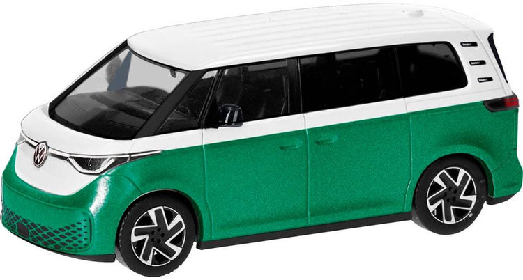 Herpa 431132 h0 Auto Volkswagen ID. Buzz zweifarbig, Bonbonweiß, Lorbeergrün-Metallic