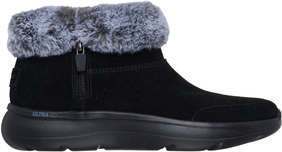 Skechers On-the-Go Enre – Snow-Cappe Damen-Schneestiefel – Schwarz