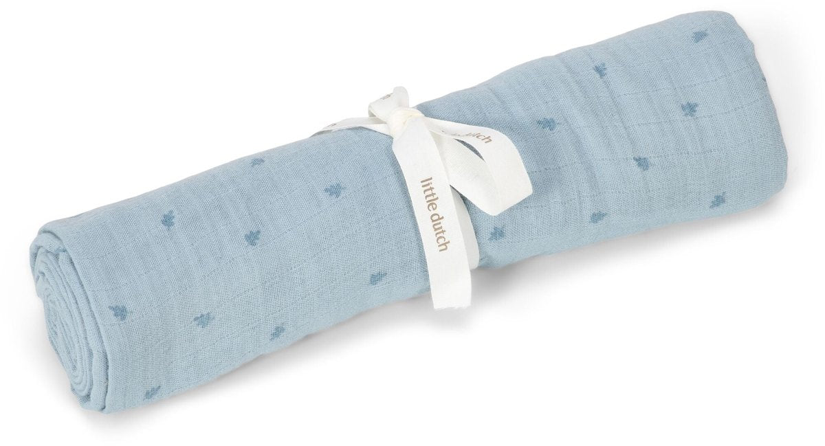 Little Dutch Pucktuch – Blau – 120 cm – Essentials