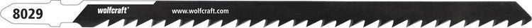 Wolfcraft – PVC-Stichsägeblatt 100 mm – HCS-Sägeblatt mit T-Schaft – ideal für Kunststoff- und PP-PVC-Rohre – 8029000