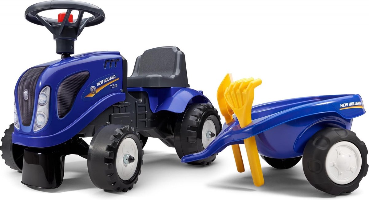 Falk Falk Holland Walking Traktor blau Set Blau