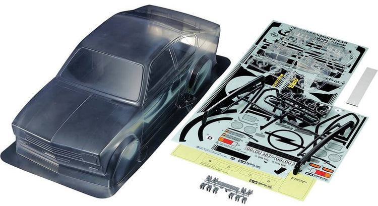 Tamiya 51727-000 1:10 Karosserie Opel Kadett GT E Rallye unlackiert