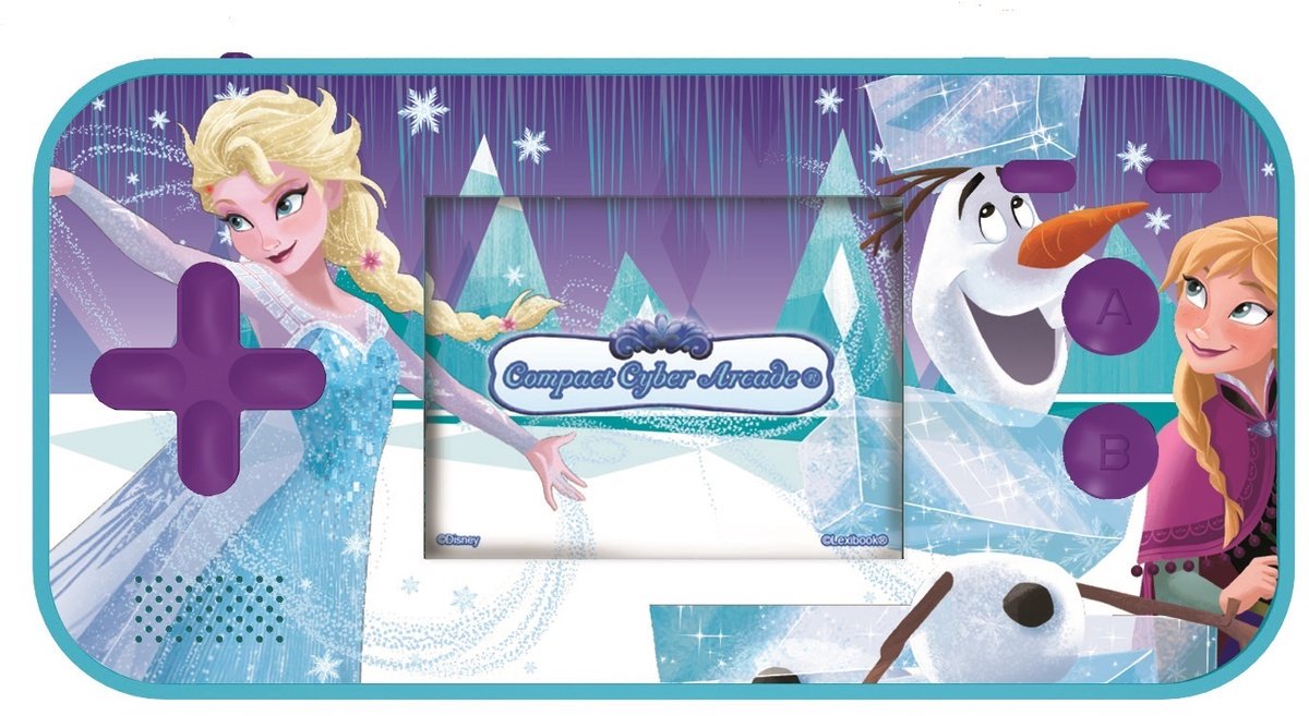 Lexibook-Konsole, tragbar, Cyber Arcade® Pocket Frozen – 2,5-Zoll-Bildschirm, 150 Spiele, nicht mehr als 10 Monate alt