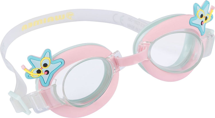 Waimea Schwimmbrille - Kinder - mit Cartoon - UV-Schutz - Pink