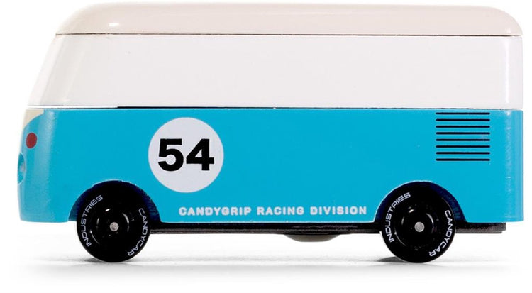 Candylab Spielzeugauto – VW T1 Van blau – Candycar World.