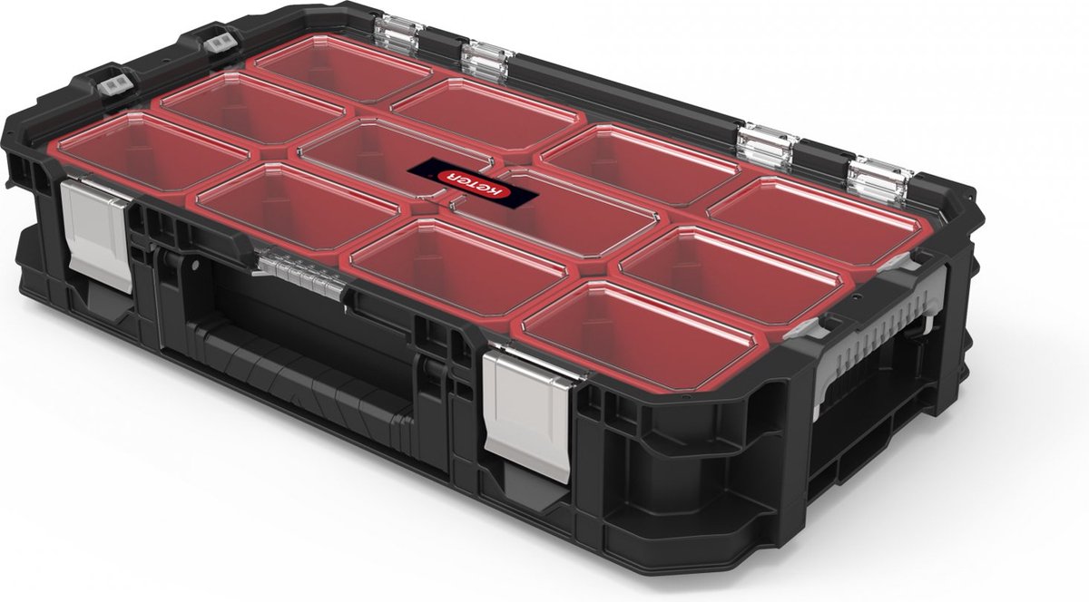 Keter Connect Werkzeug-Organizer – 12,6 l – 54 x 30,2 x 11,4 cm – schwarz