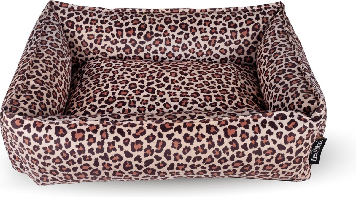 Lex Max Nairobi Hundebett Leopardenmuster 90x70 cm