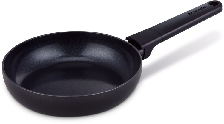 Brabantia Vanta Bratpfanne – ø 20 cm – 100 % PFAS-frei – Keramik-Antihaftbeschichtung mit Titan verstärkt – Induktionsbratpfanne – Schwarz