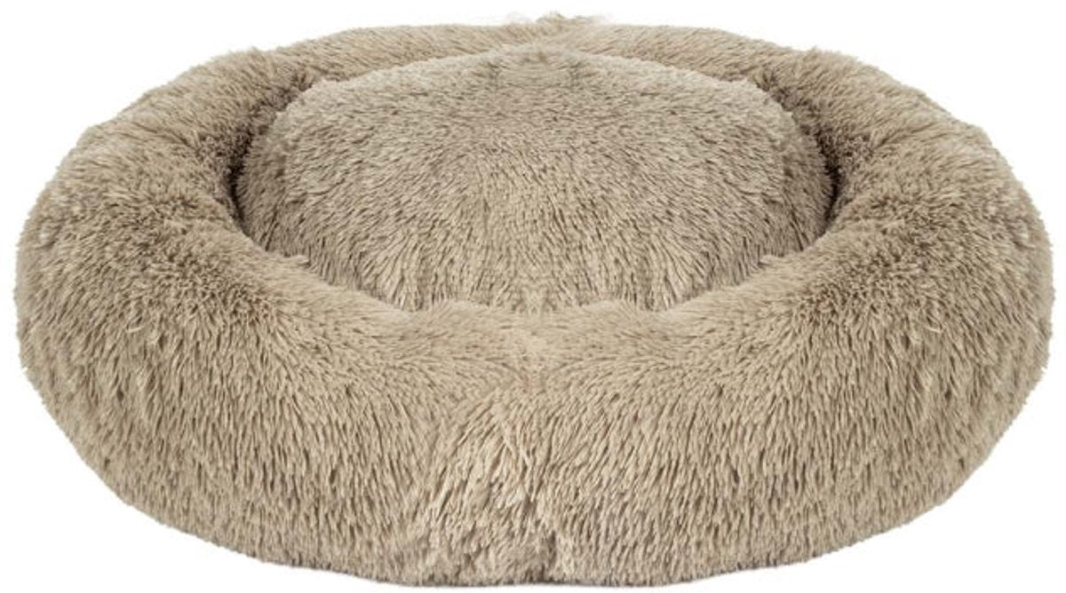 Duvo plus snug - Donutbett - Beige - L - 80x80x17cm - waschbar