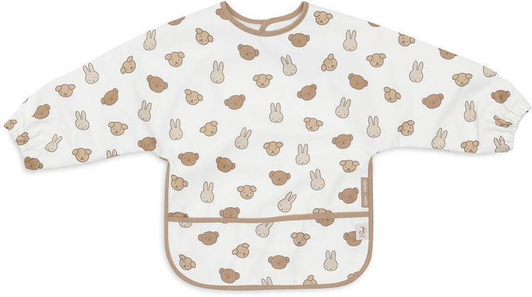Jollein Lätzchen wasserdicht mit Ärmel – 1 Stück – 75 cm – Miffy und Freunde