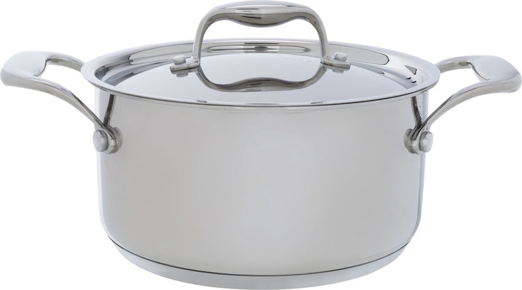 Gemütliche, trendige, klassische Kochpfanne – Edelstahl – ø 24 cm – 5 l43