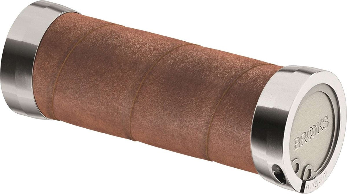 Brooks Griffe schlanke Ledergriffe 100 mm gealtert