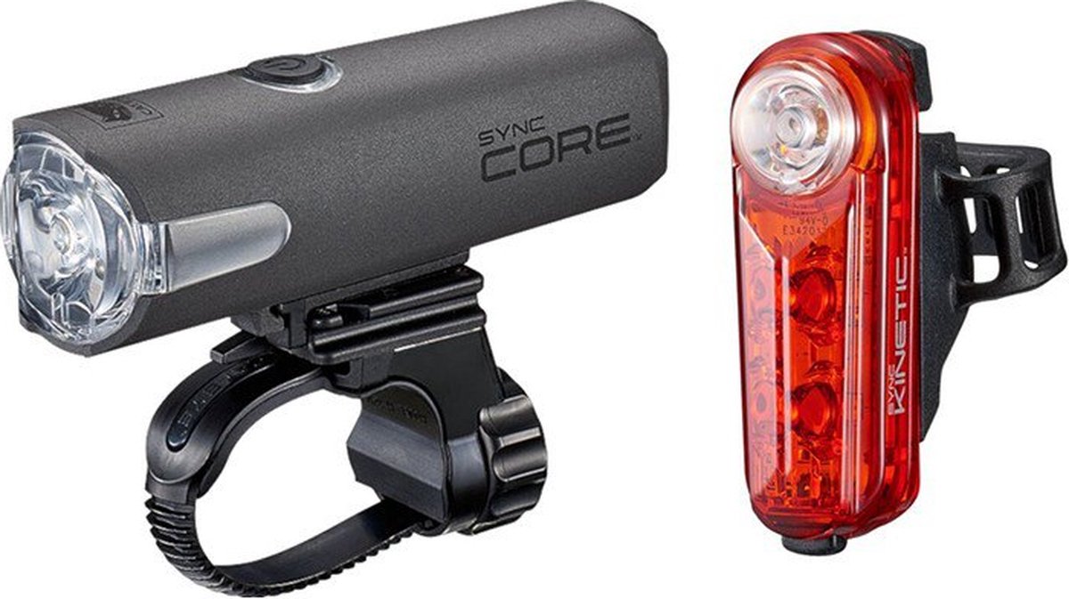 Cateye Syncore + Synkinetic Fahrradbeleuchtungsset – Bluetooth – LED