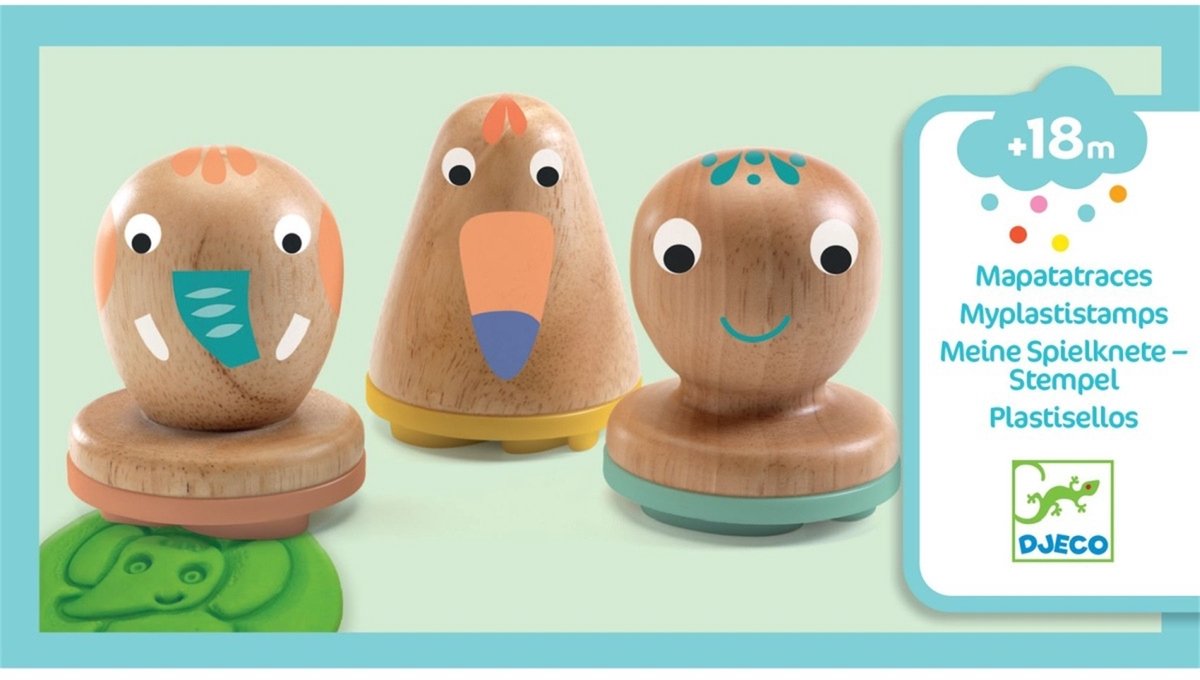 Myplastistamps aus Ton von Djeco