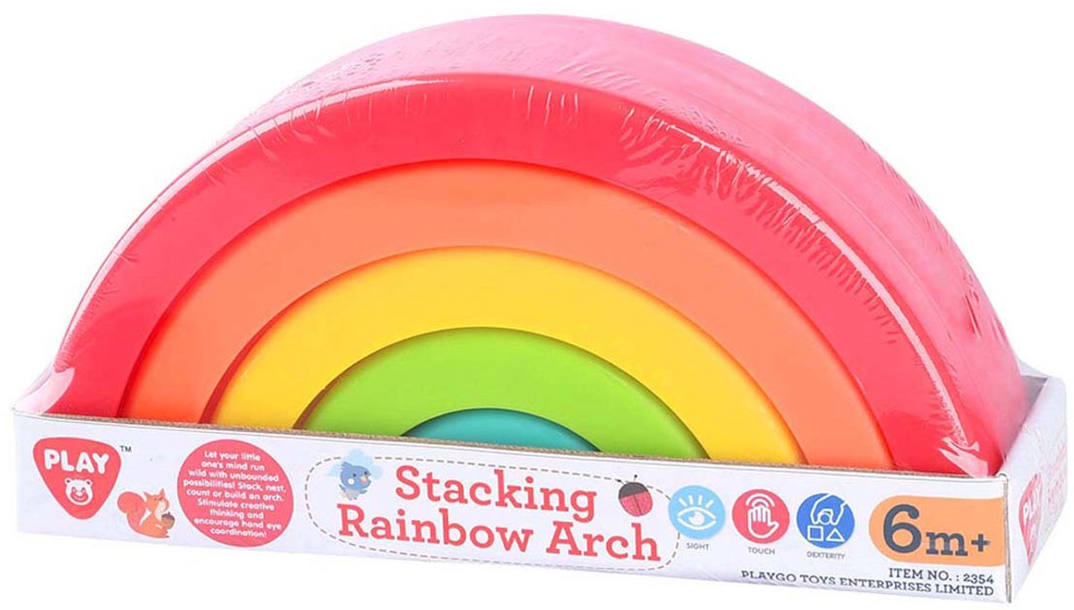 Spielen Sie Stapel Rainbow Color, 5dlg.