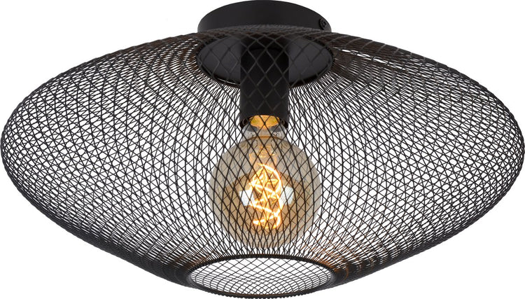 Lucide Mesh - Deckenleuchte (Deckenleuchte) - ø 45 cm - 1xe27 - schwarz