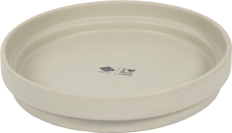 D·d Home I Love Happy Cats Trinknapf Ace XL-1250ml-25x25x4,5cm Beige