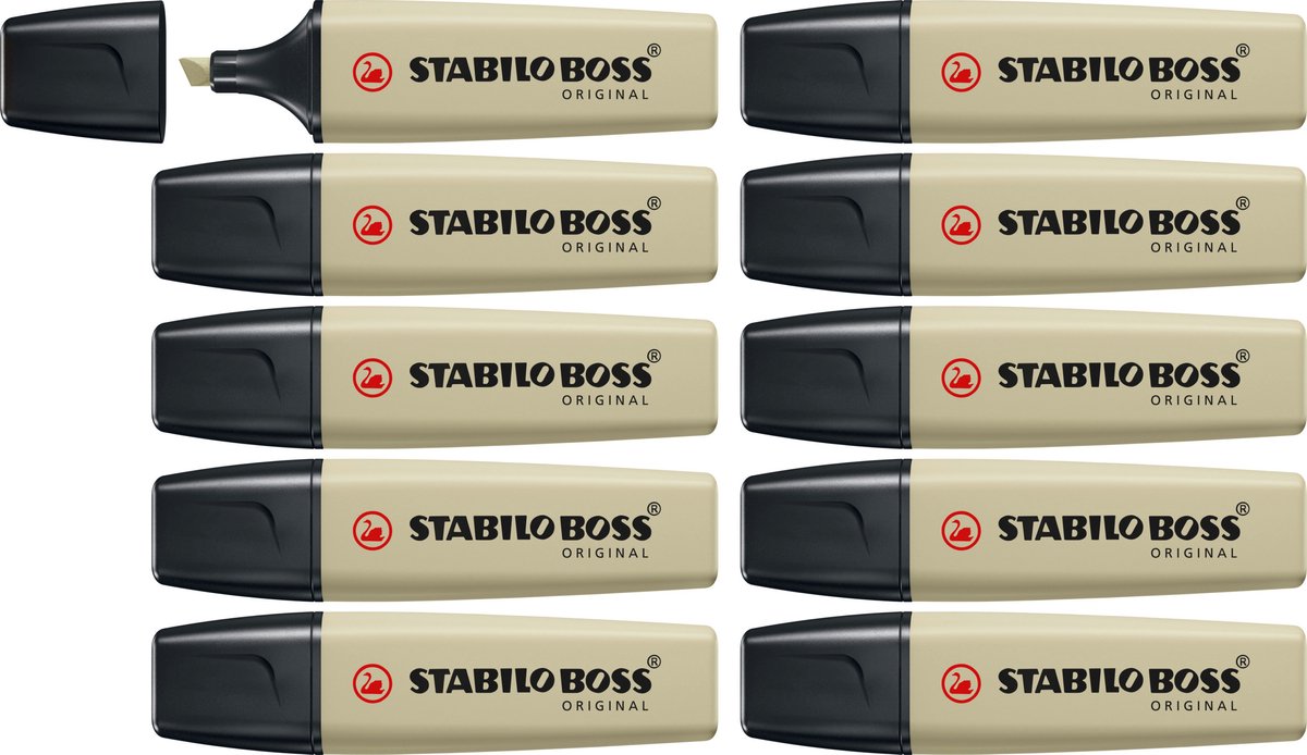 Stabilo Boss Original – Textmarker – Schlammgrün – Schachtel mit 10 Stück