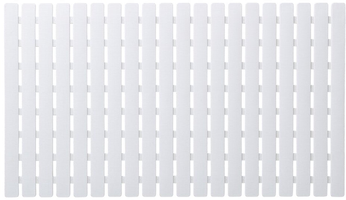 Sealskin Nora – rutschfeste Badematte – 39 x 69 cm – weiß