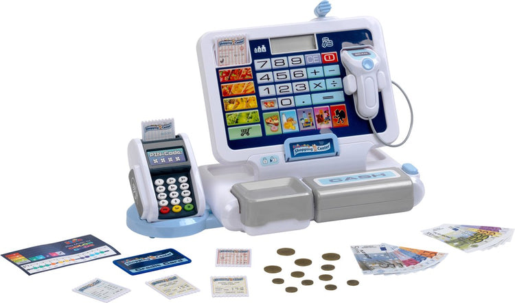 Klein Toys - Spielzeugkasse - inkl. Soundeffekte, Spielzeugmünzen, Scheine und Kreditkarte – mehrfarbig