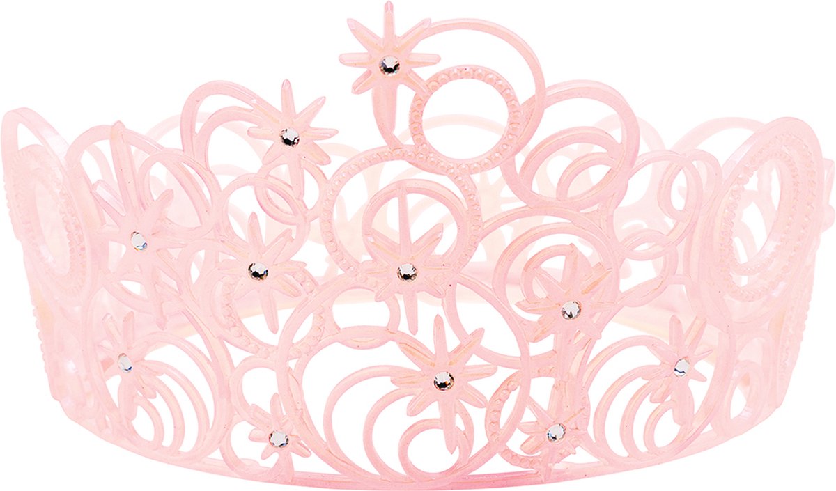Verkleidung der Bösen, Glinda-Krone, Kinder-Tiara in Einheitsgröße