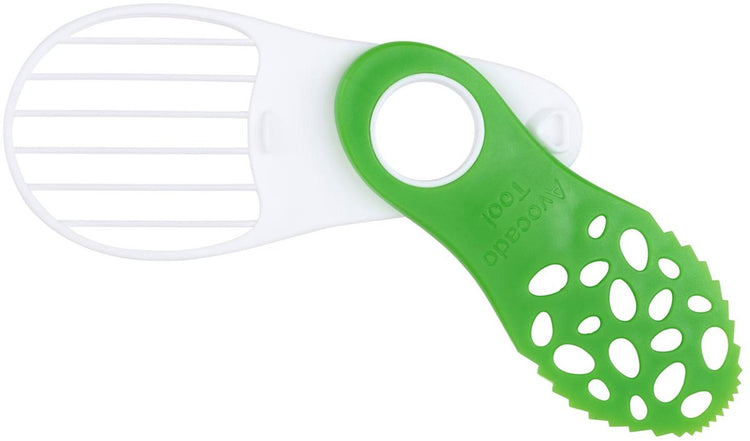 Alpina Avocadoschneider – faltbarer Avocadoschneider 3-in-1 – Schneiden, Entkernen und Schöpfen – Küchenutensilien für Guacamole, Salate, Toast – ergonomisch und sicher