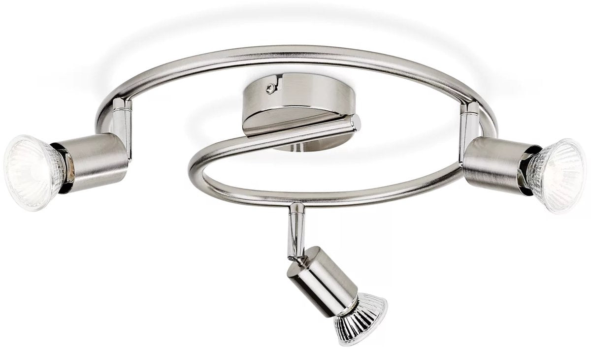 Philips LED Philips Limali Aufbaustrahler – 3-flammig – Nickel