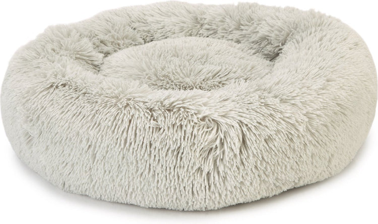 Beeztees Kätzchen Vako – Katzenkorb – Plüsch – Grau – 50 x 50 x 18 cm