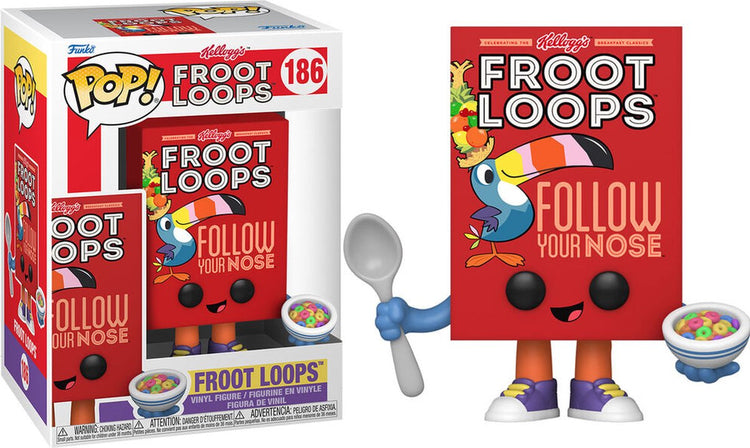Funko Pop! Werbeikonen Fruit Loops 186 Kelloggs