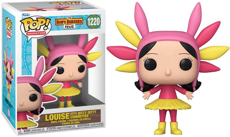 Funko The Bob's Burgers Movie Pop! Pride Vinylfigur Louise Itty Bitty Ditty Committee 9 cm