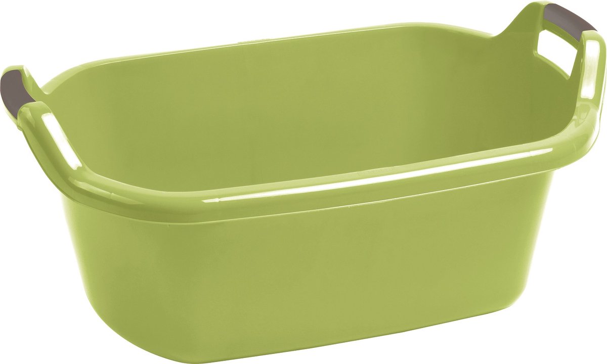 Curver - ovale Miska - 55l - grün - mit Griffen