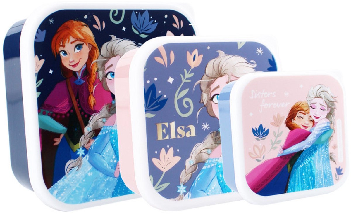 Vadobag gefrorene Snackbox und Obstbox blau und rosa – 3in1