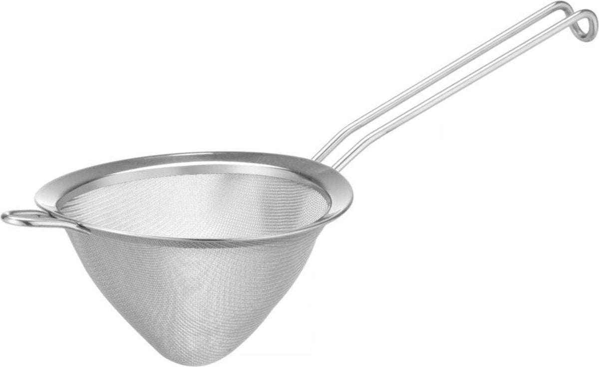 Hendi-Punktsieb – feinmaschig – Metalldrahtgriff – 360 x 160 x 105 mm – spülmaschinenfest