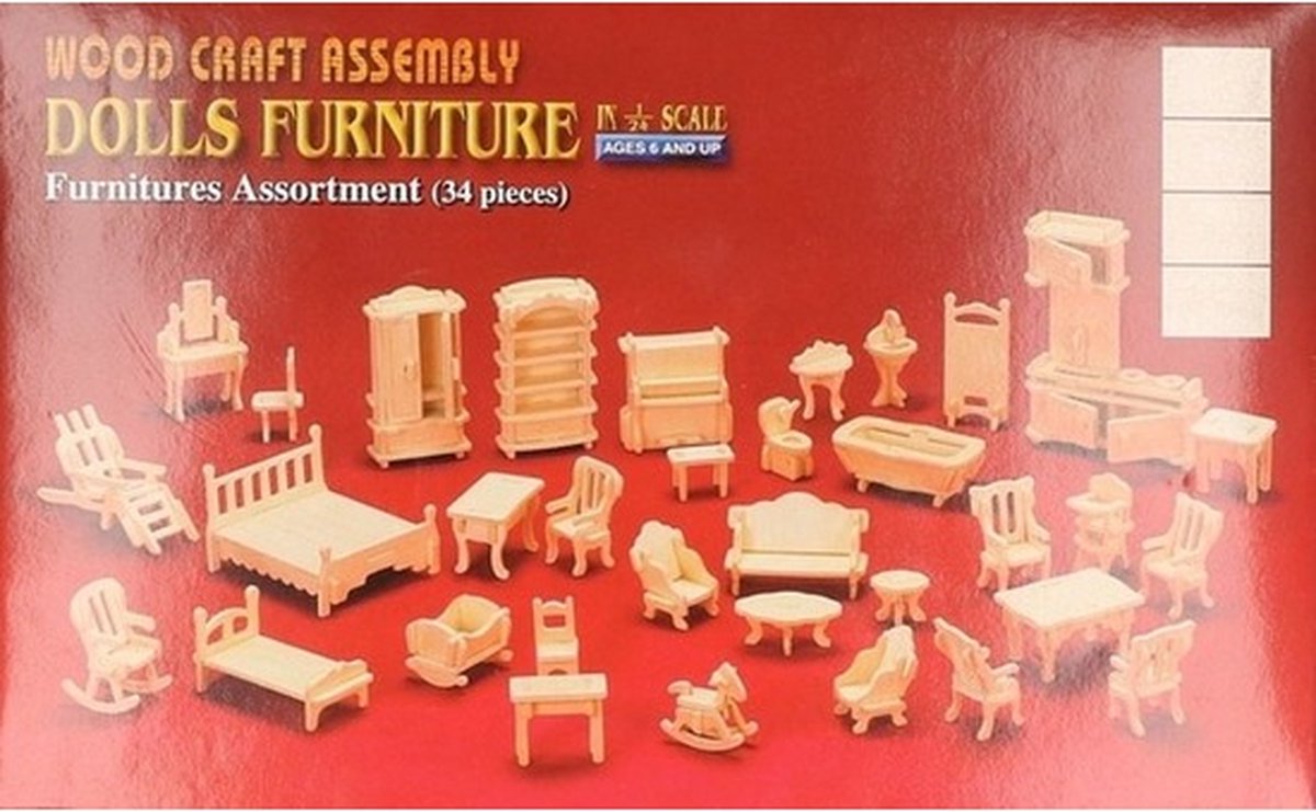 Twisk Bausatzset Puppenhausmöbel 829
