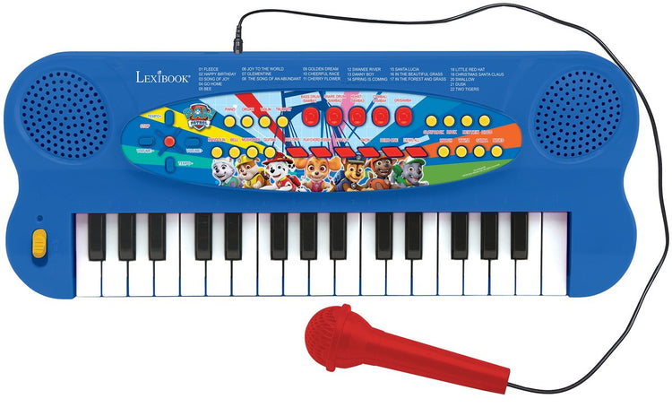 Lexibook Paw Patrol E-Piano-Tastatur mit Mikrofon (32 Tasten)