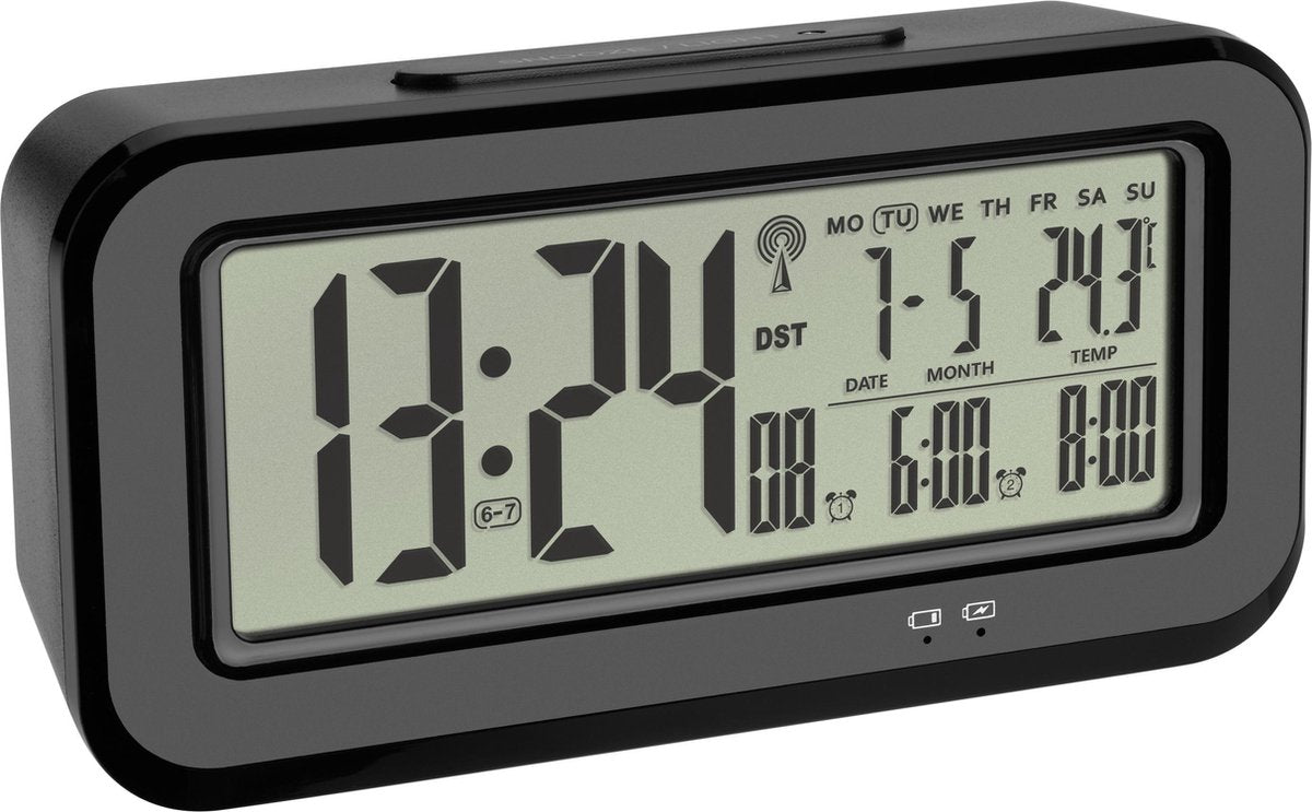 Tfa Dostmann 60.2554.01 Radiowecker schwarz