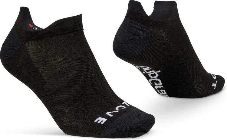 Gripgrab – klassische No Show Sommer-Radsocken 1 Paar Knöchelsocken Coolmax Sportsocken – Schwarz – Unisex – Größe S (38–41)