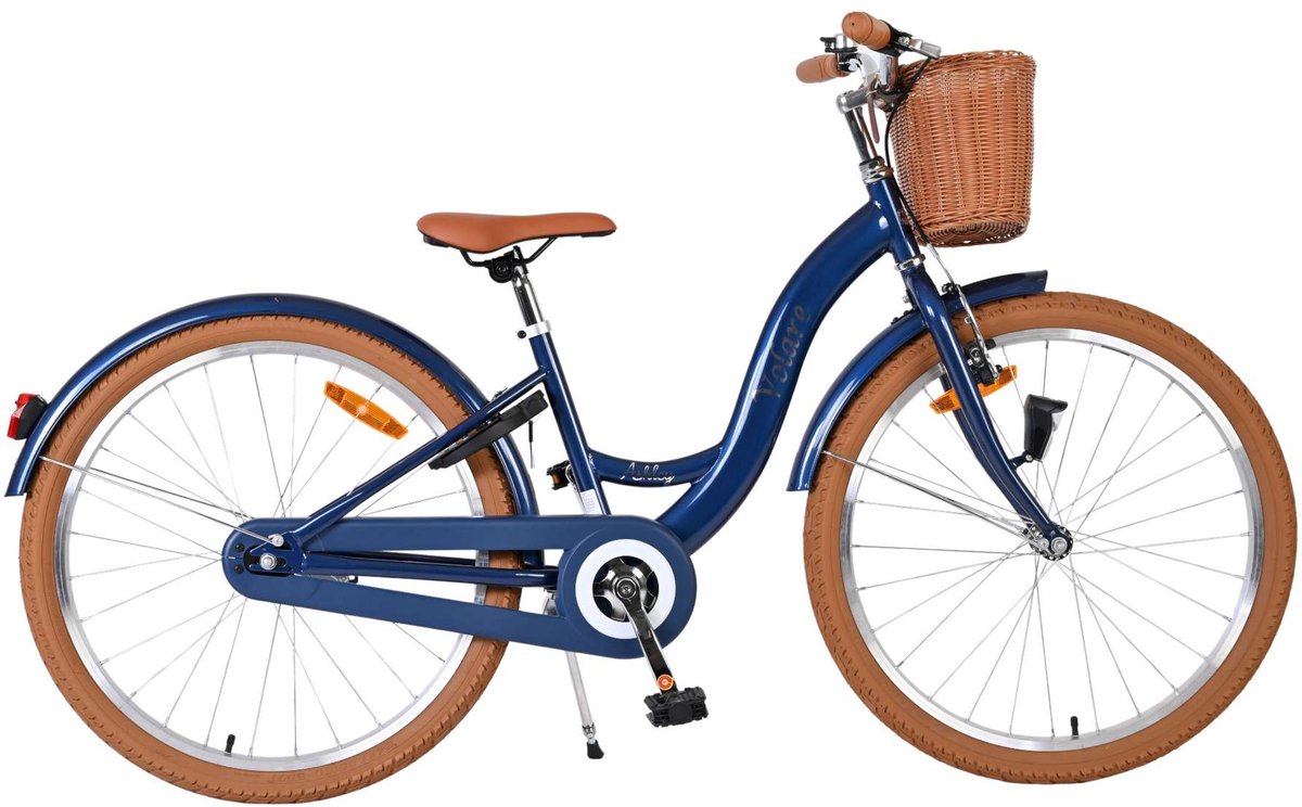 Volare Ashley Kinderfahrrad – Mädchen – 24 Zoll – Blau