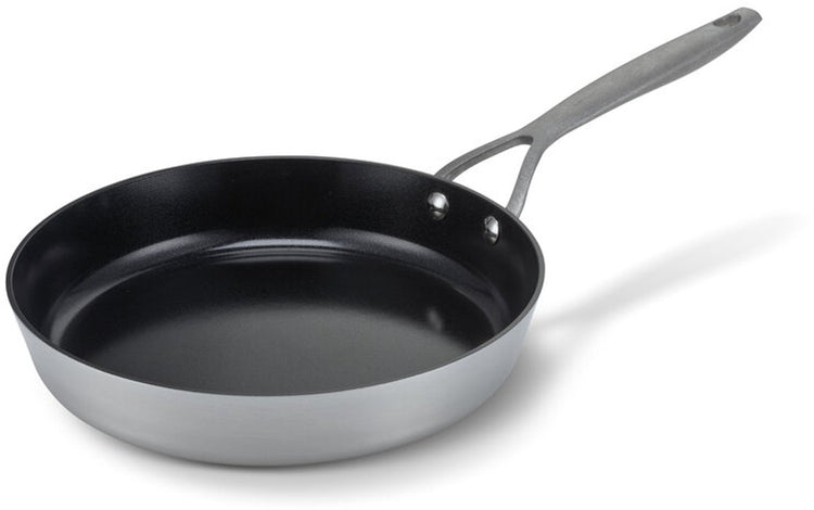 Brabantia Dusk Bratpfanne ø 24 cm – 100 % PFAS-frei – Keramik-Antihaftbeschichtung – Induktionsbratpfanne – spülmaschinen- und ofenfest – Grau