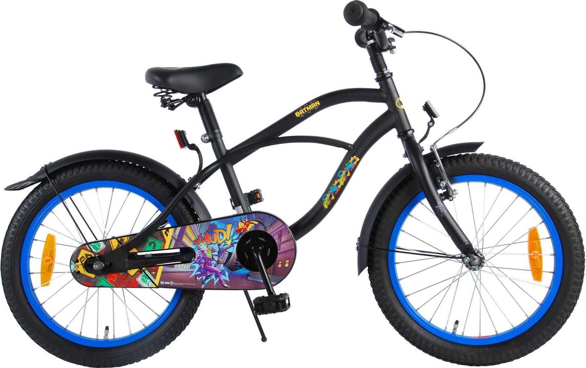 Batman Kinderbike - Jungen - 18 Zoll - schwarz