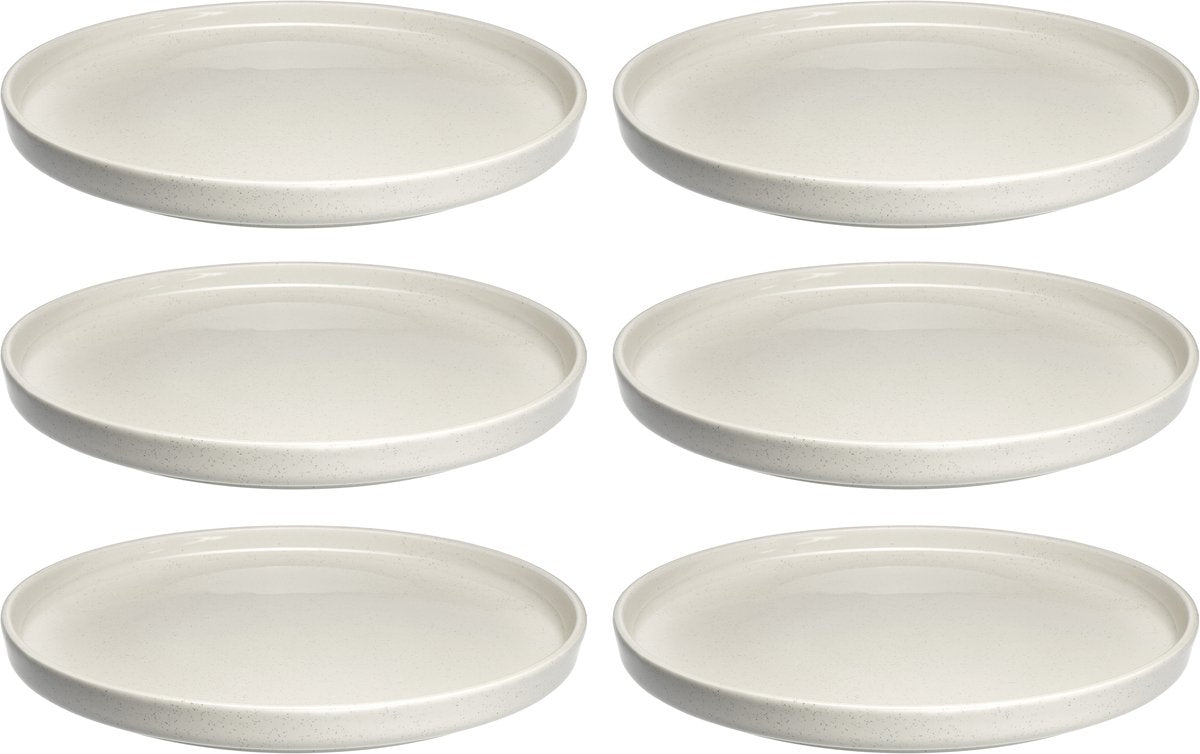 Leonardo Roma Teller 22cm creme - Set 6