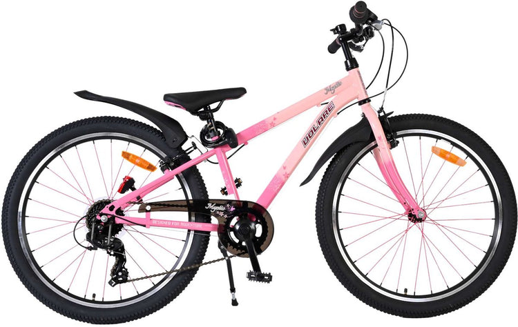 Volare Mystic Kinderfahrrad – 24 Zoll – Pink – 7 Gänge