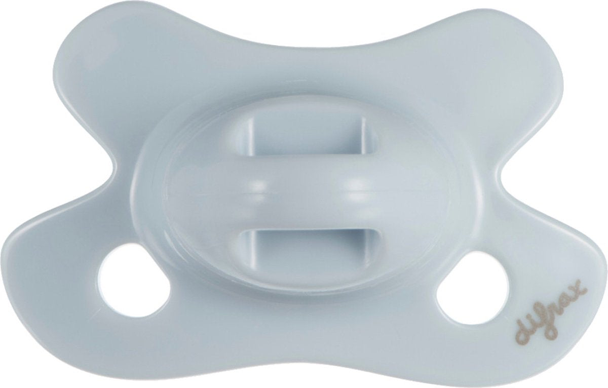 Difrax uni Schnuller - rund - -2 +2 Monate - Eis natur
